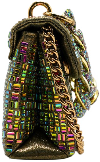 Kurt Geiger London Mini Kensington Chain Tas Goud