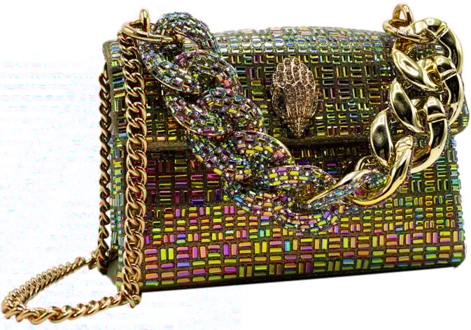 Kurt Geiger London Mini Kensington Chain Tas Goud