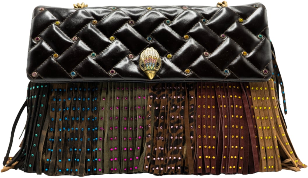 Kurt Geiger London Kensington Fringe Tas Zwart