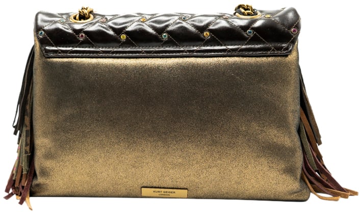 Kurt Geiger London Kensington Fringe Tas Zwart