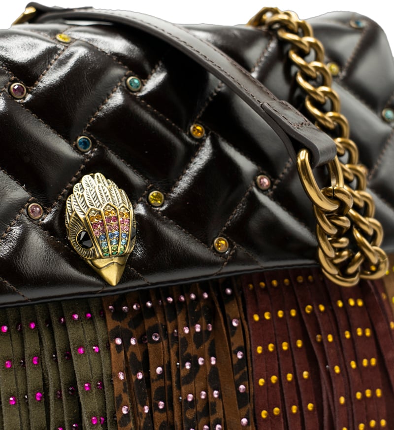 Kurt Geiger London Kensington Fringe Tas Zwart