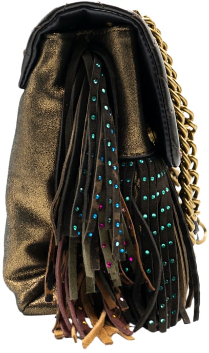 Kurt Geiger London Kensington Fringe Tas Zwart