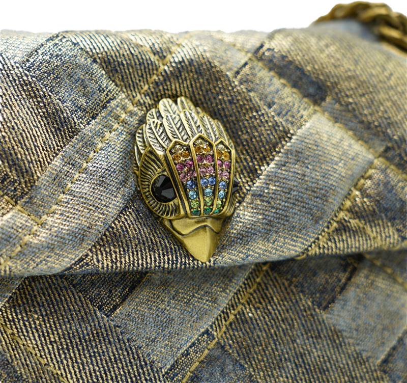 Kurt Geiger London Mini Kensington Soft Tas Goud