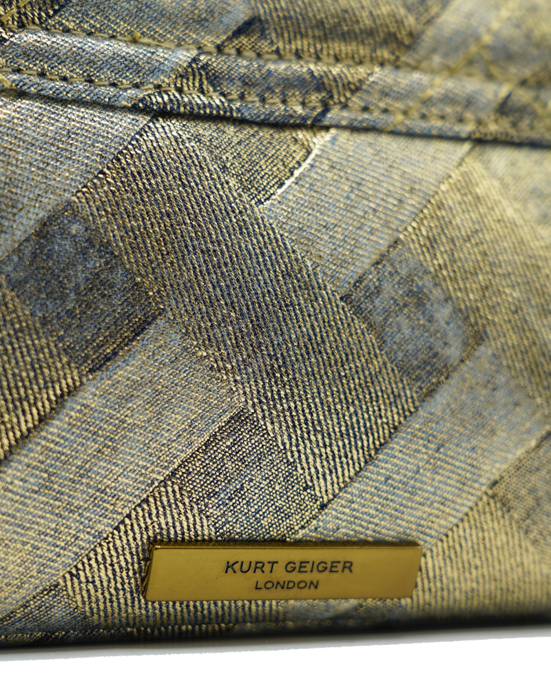 Kurt Geiger London Mini Kensington Soft Tas Goud