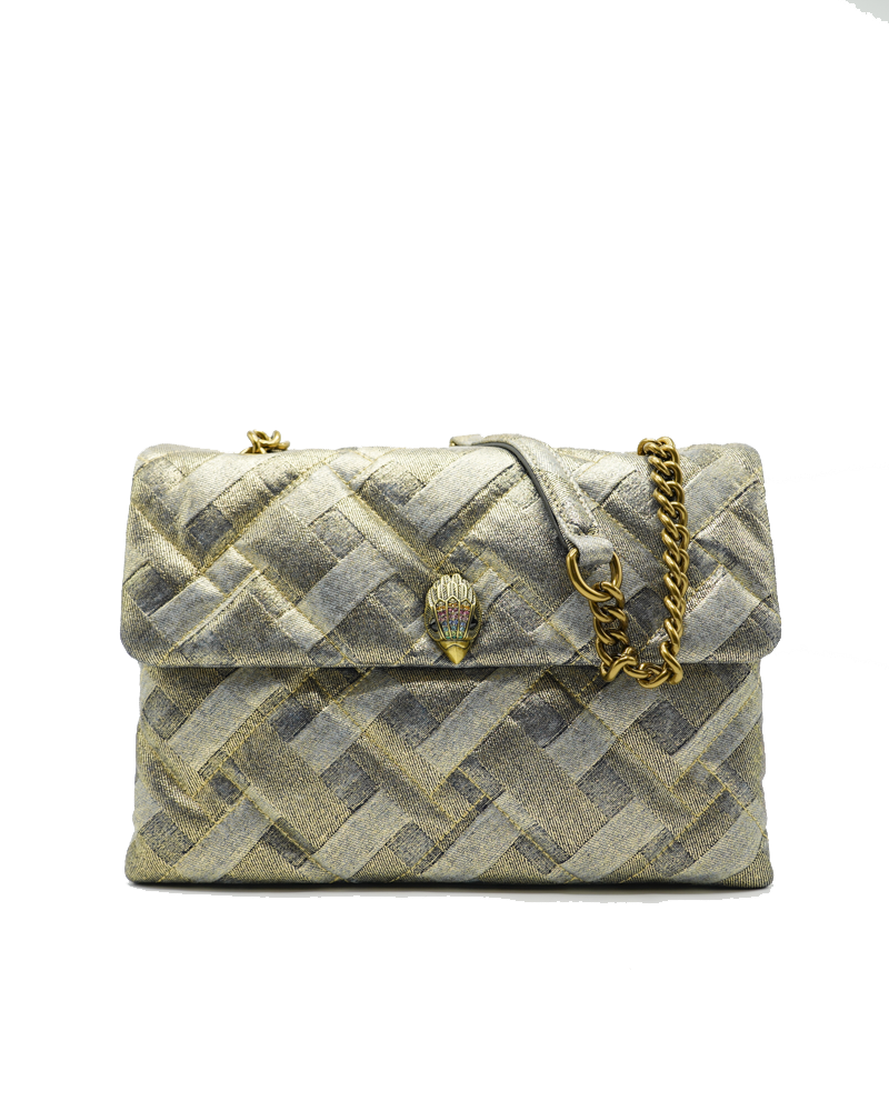 Kurt Geiger London Large Kensington Soft Tas Goud