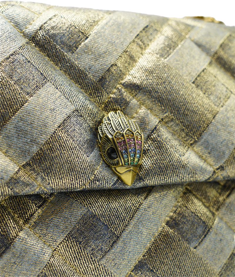 Kurt Geiger London Large Kensington Soft Tas Goud