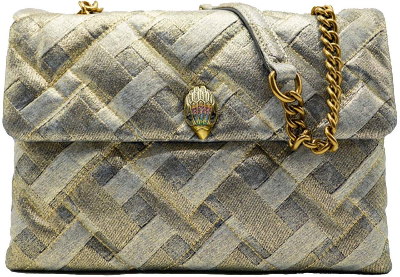 Kurt Geiger London Large Kensington Soft Tas Goud