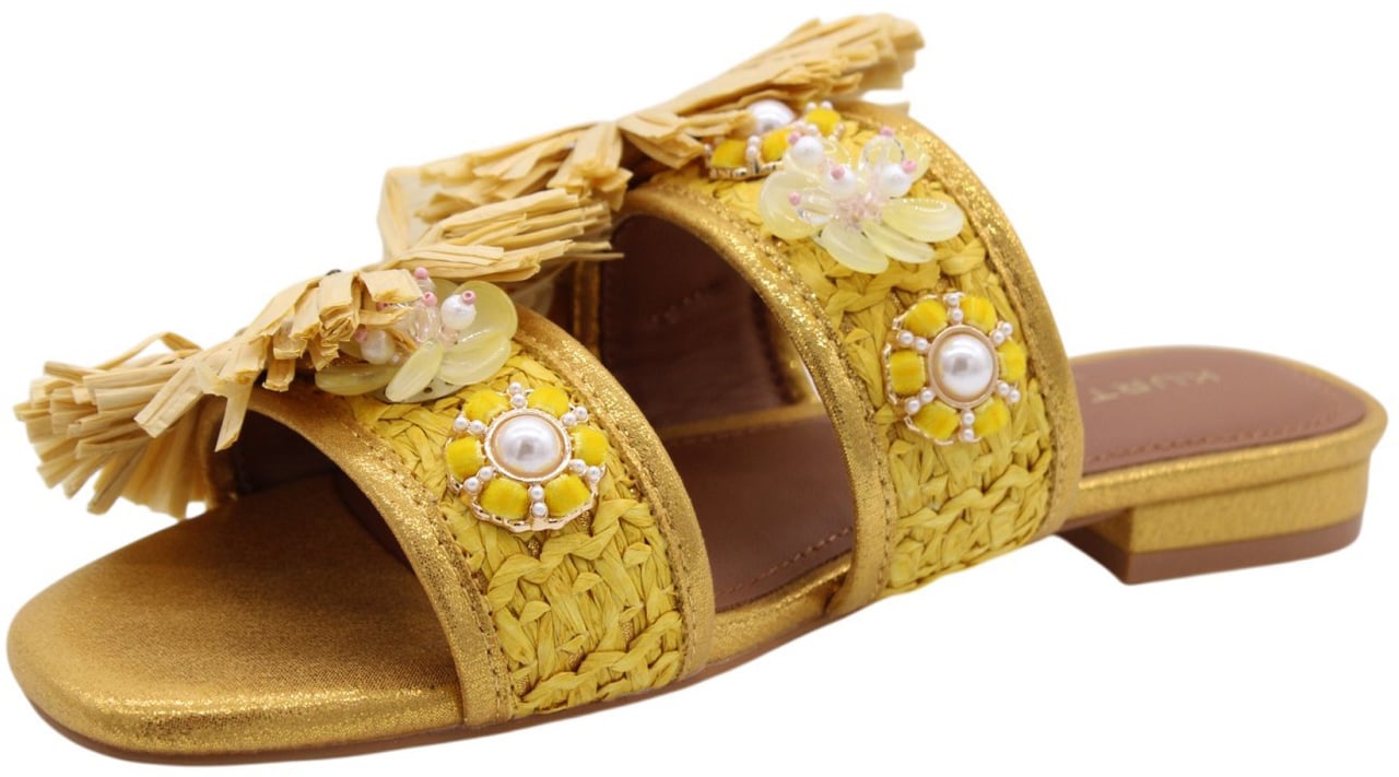 Kurt Geiger London Muiltje Yellow Geel