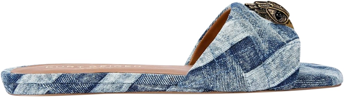 Kurt Geiger London Kensington Slipper Denim Blauw