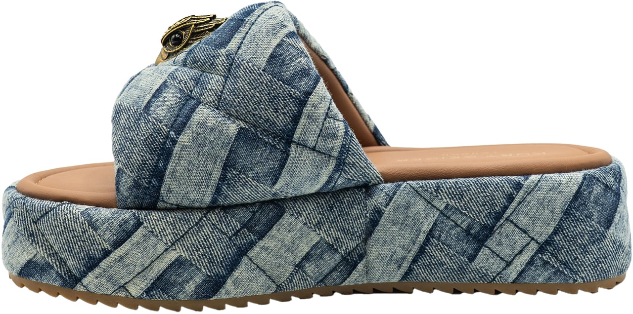 Kurt Geiger London Kensington Puff Platform Denim Blauw