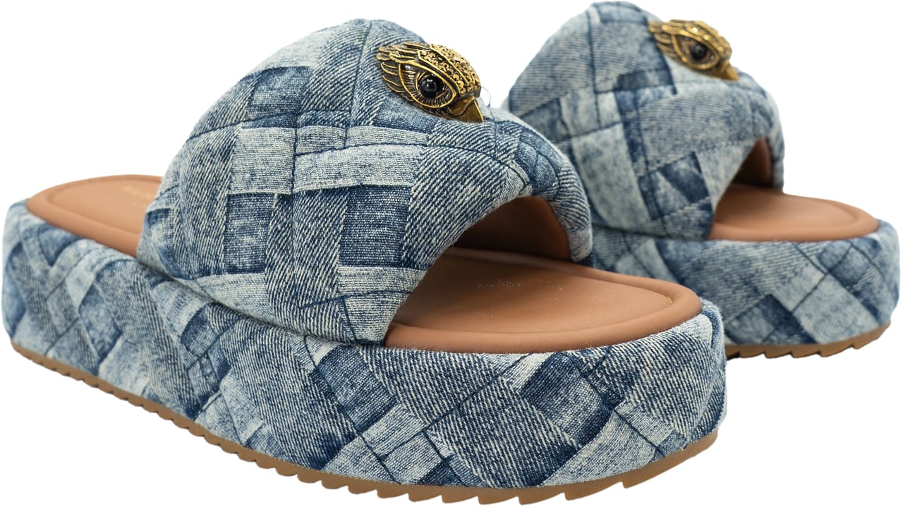 Kurt Geiger London Kensington Puff Platform Denim Blauw
