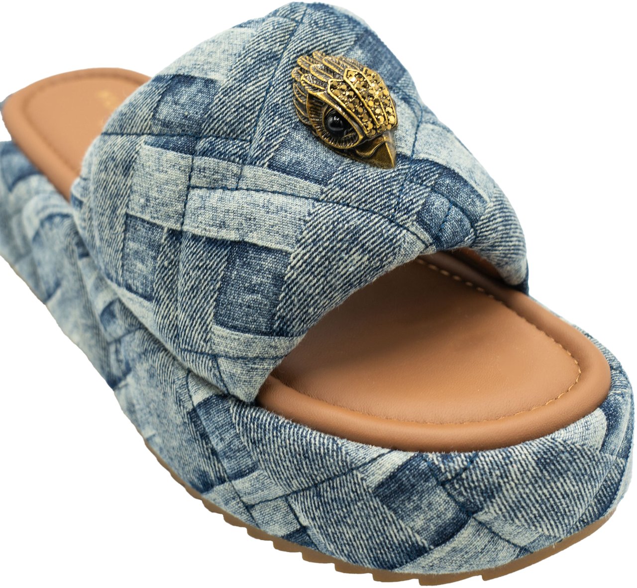 Kurt Geiger London Kensington Puff Platform Denim Blauw