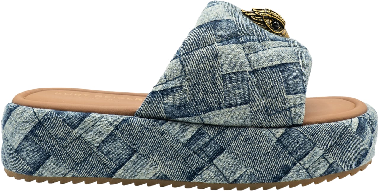 Kurt Geiger London Kensington Puff Platform Denim Blauw