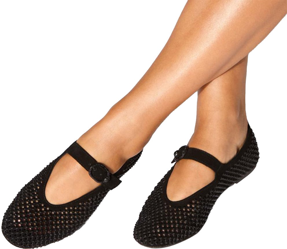 Kurt Geiger London Mayfair Ballerina Flat Zwart