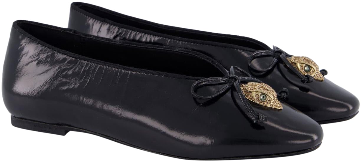 Kurt Geiger London Dames Sloane Eagle Ballerina Zwart