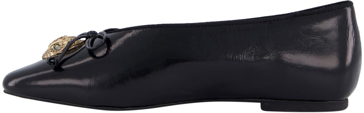 Kurt Geiger London Dames Sloane Eagle Ballerina Zwart