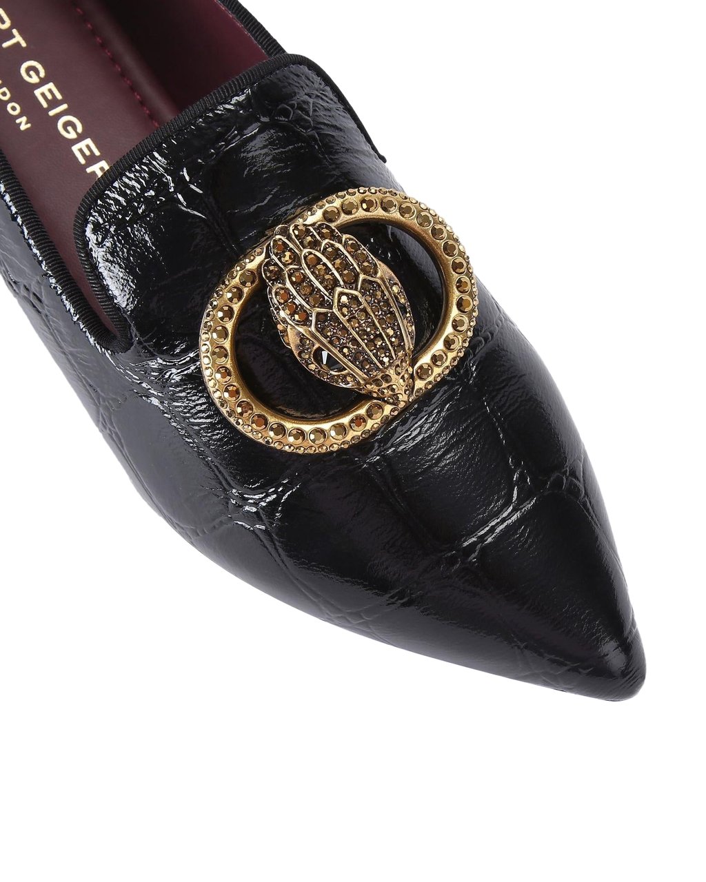 Kurt Geiger London Dames 225-Chelsea Point Slip On Zwart