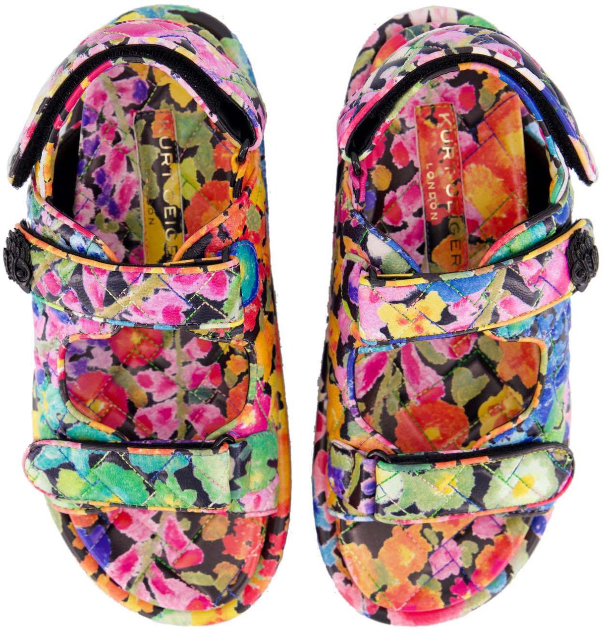 Kurt Geiger London Dames Orson Sandaal Roze/Multi Roze