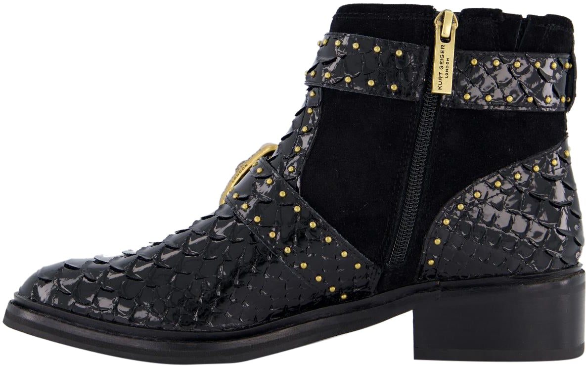 Kurt Geiger London Dames Maddox Ankle Bootie Zwart