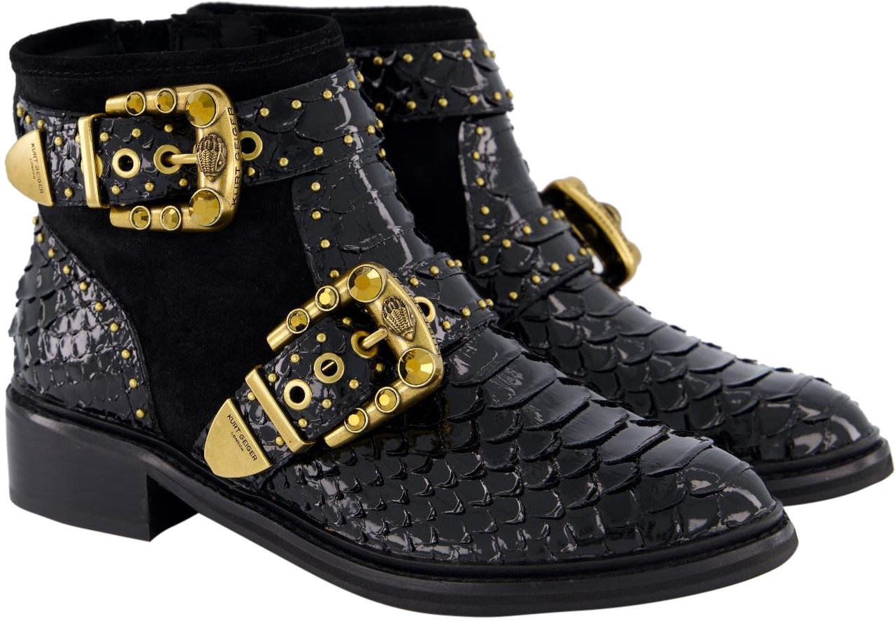 Kurt Geiger London Dames Maddox Ankle Bootie Zwart