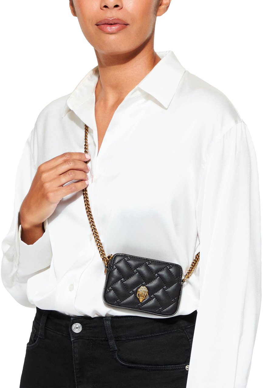 Kurt Geiger London Micro Kensington Camera Tas Zwart