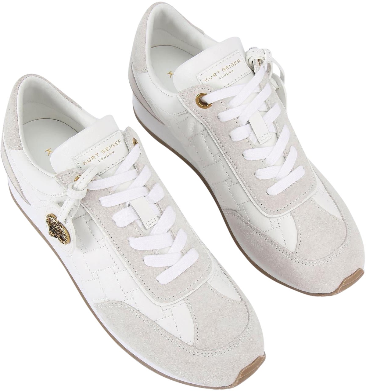 Kurt Geiger London Dames 225-Chelsea Tag Runner Wit