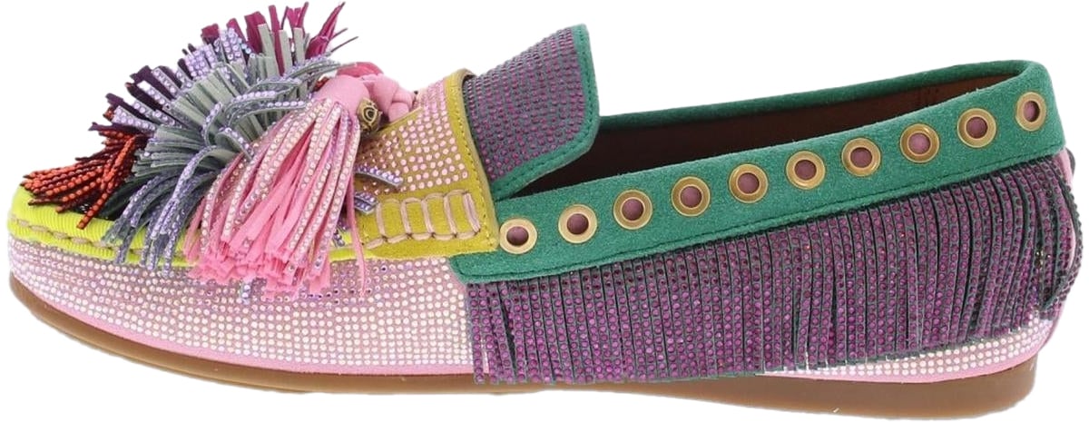 Kurt Geiger London Dames 225-Pom Pom Roze