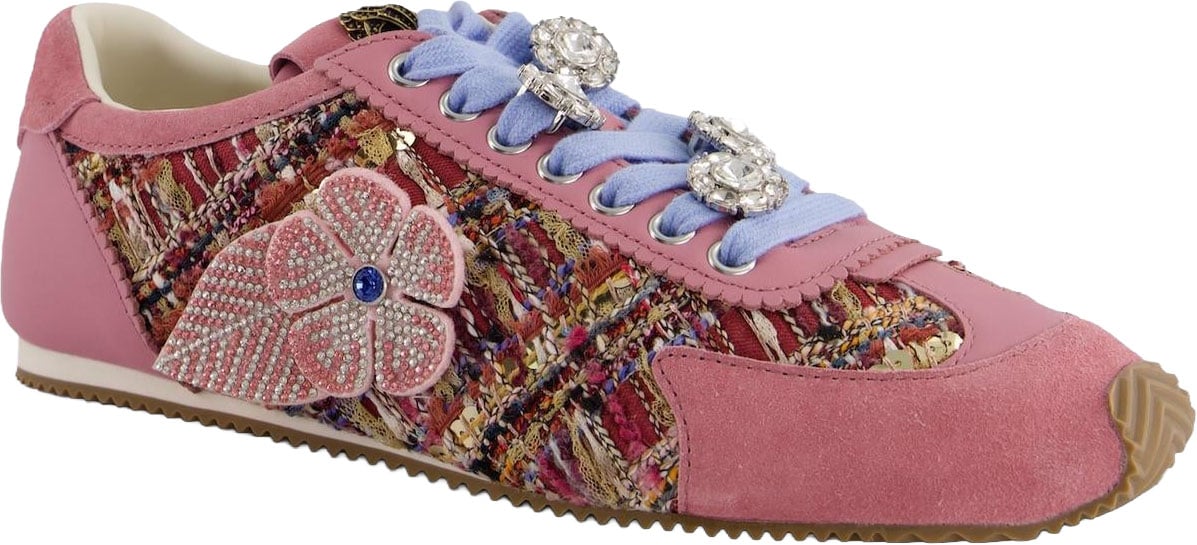 KURT_GREIGER_LONDON Kurt Geiger Dames 225-Islington Sneaker Roze