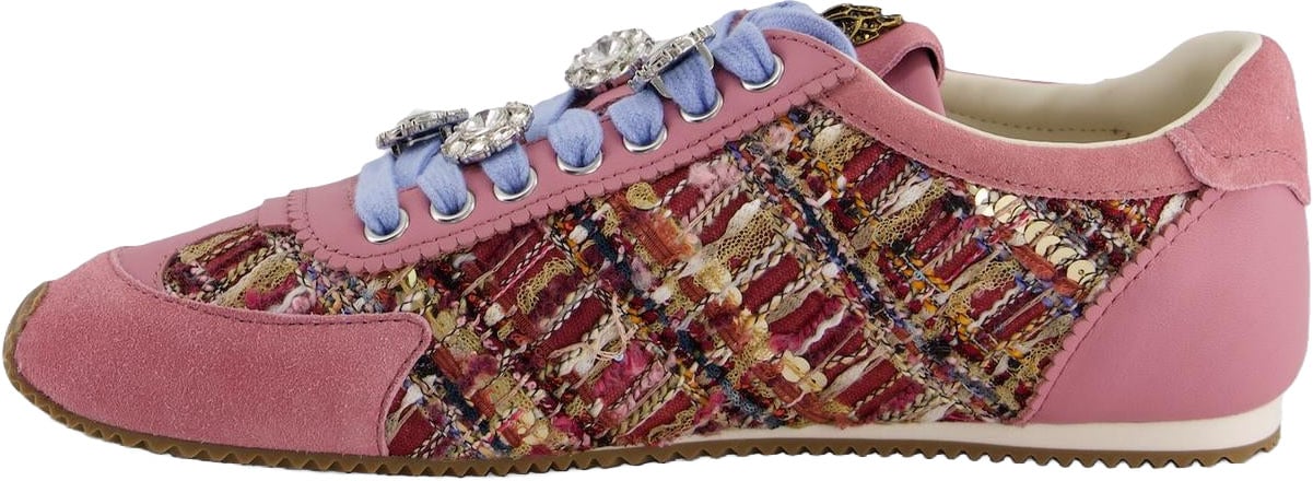 KURT_GREIGER_LONDON Kurt Geiger Dames 225-Islington Sneaker Roze