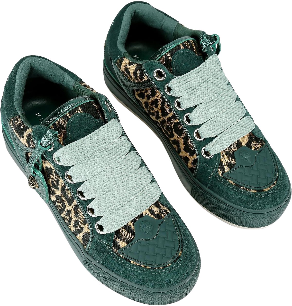 Kurt Geiger London Dames Southbank Tag Sneaker Groen Groen