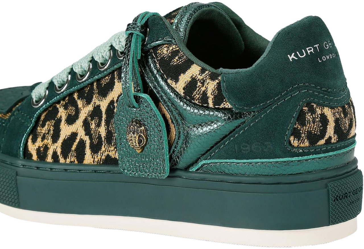 Kurt Geiger London Dames Southbank Tag Sneaker Groen Groen