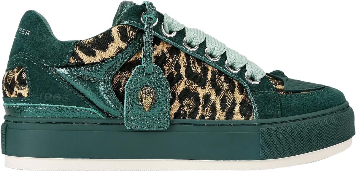 Kurt Geiger London Dames Southbank Tag Sneaker Groen Groen