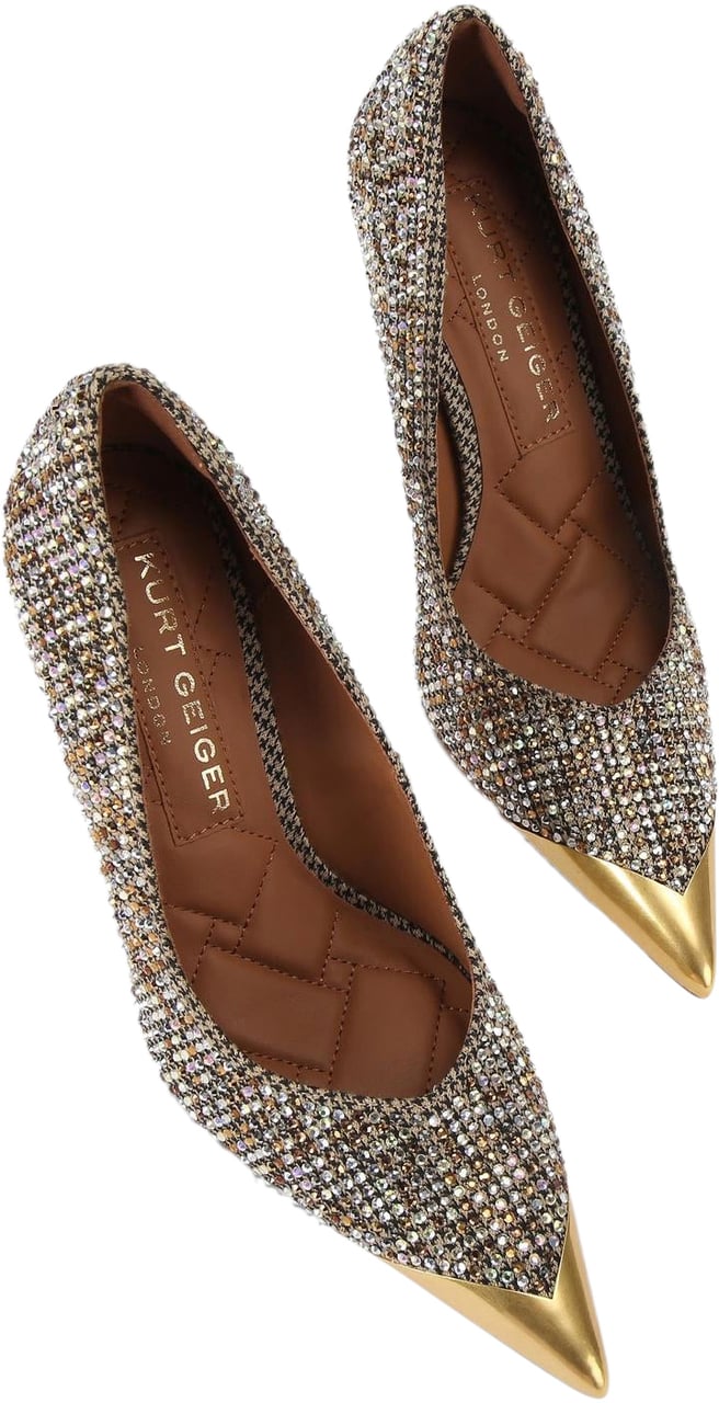Kurt Geiger London Dames Regent Point Court Metallic
