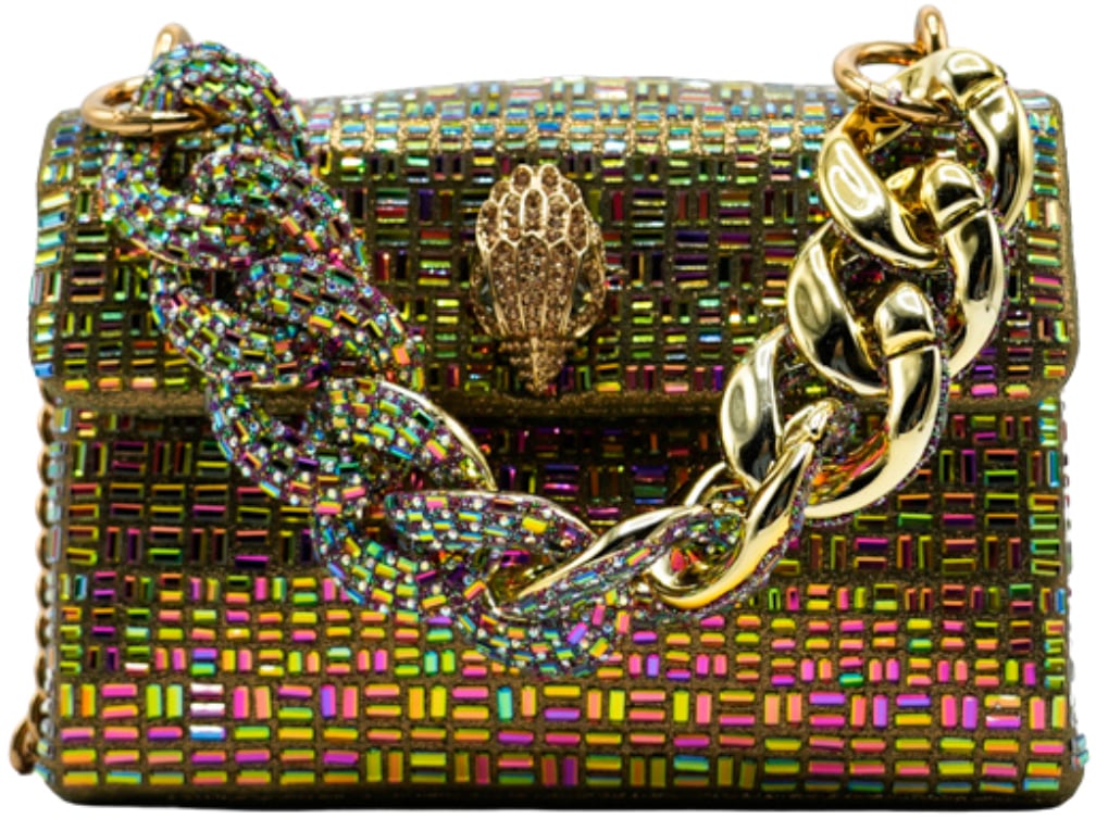 Kurt Geiger London Mini Kensington Chain Tas Goud