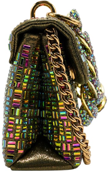 Kurt Geiger London Mini Kensington Chain Tas Goud