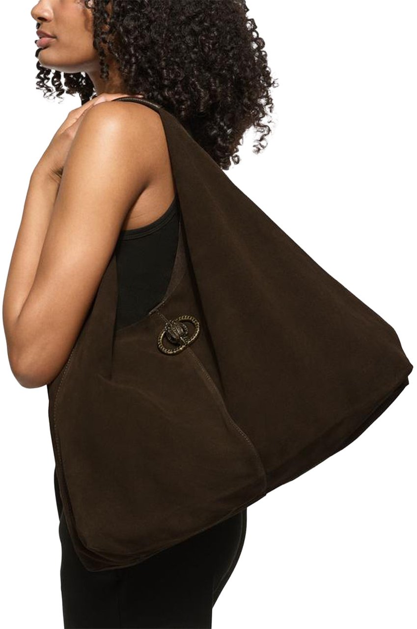 KURT_GREIGER_LONDON Chelsea Slouch Hobo Tas Wit