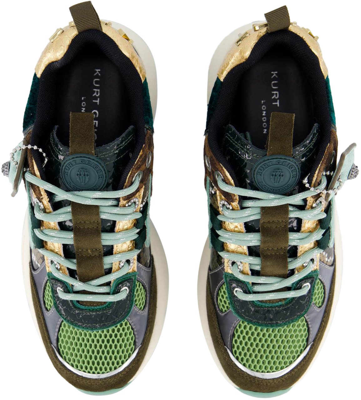 Kurt Geiger London Dames Kurt Runner Groen