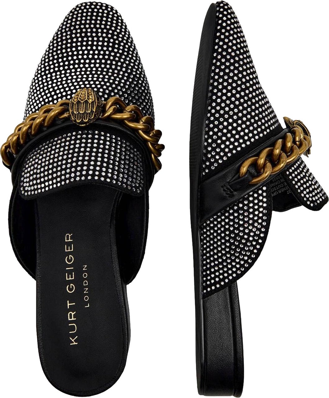 KURT_GREIGER_LONDON Kurt Geiger Dames 225-Chelsea Mule Zwart