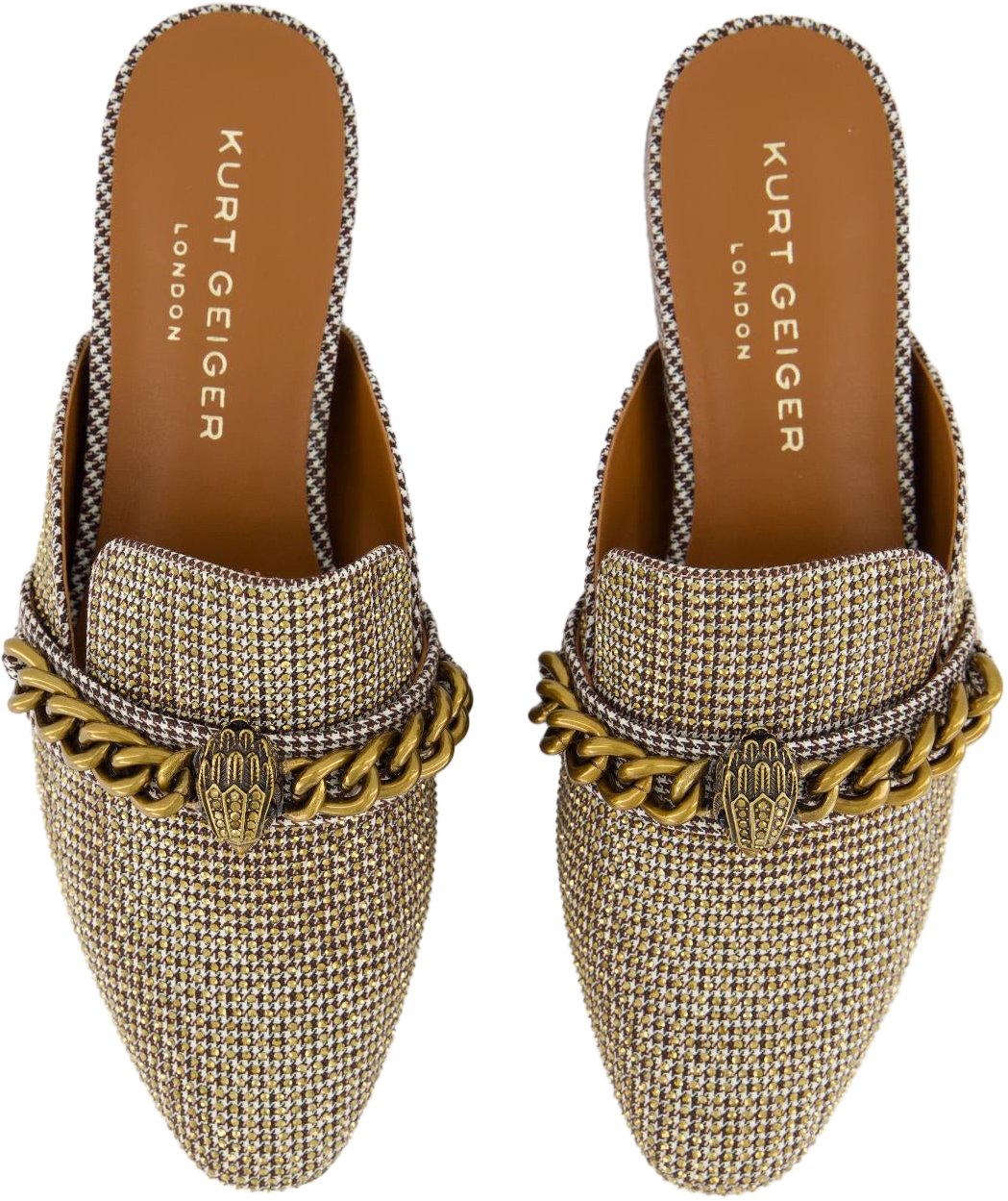 Kurt Geiger London Dames Chelsea Muil Beige Beige