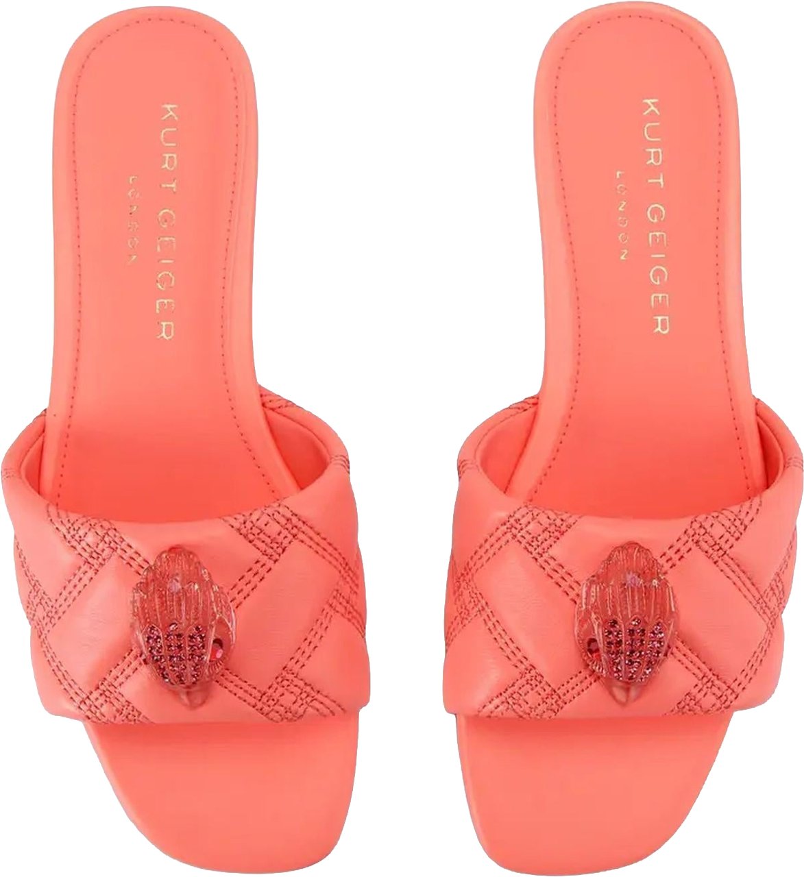 Kurt Geiger London Dames Kensington Flat Sandal Roze