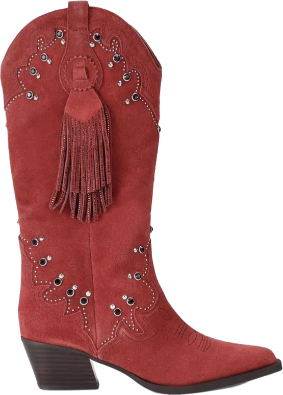 Kurt Geiger London Boots Wine Maroon