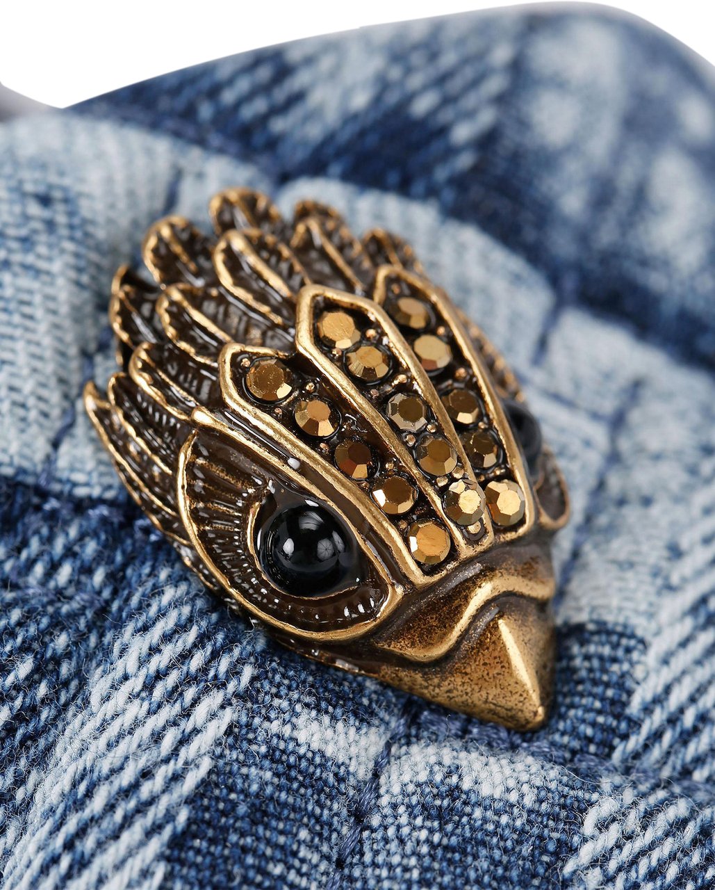 Kurt Geiger London Meena Eagle Denim Blauw