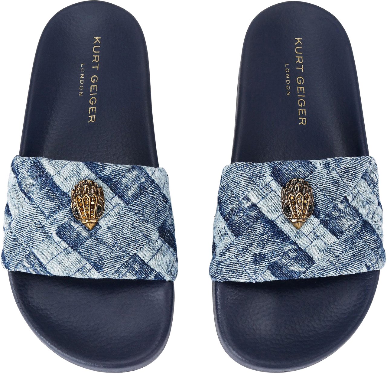 Kurt Geiger London Meena Eagle Denim Blauw