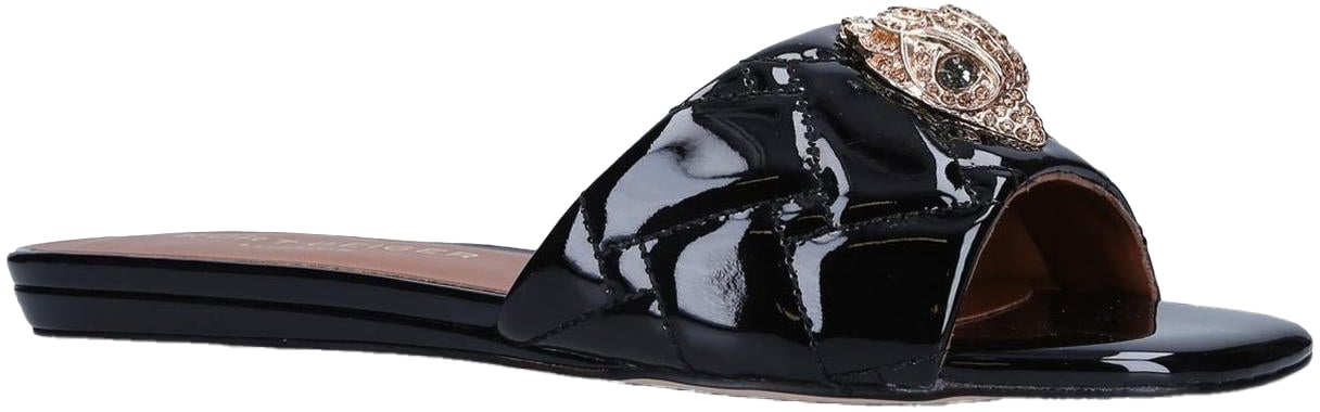 Kurt Geiger London Dames 225-Kensington Flat Sandal Zwart