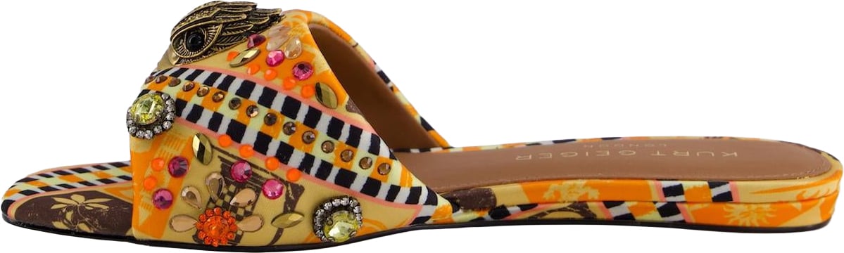 Kurt Geiger London Dames Kensington Flat Sandal Neutraal