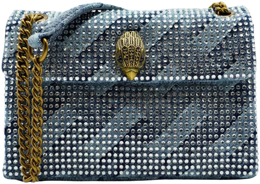 Kurt Geiger London Kensington Denim Handtas Blauw