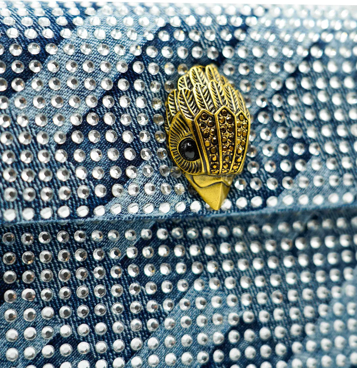 Kurt Geiger London Kensington Denim Handtas Blauw