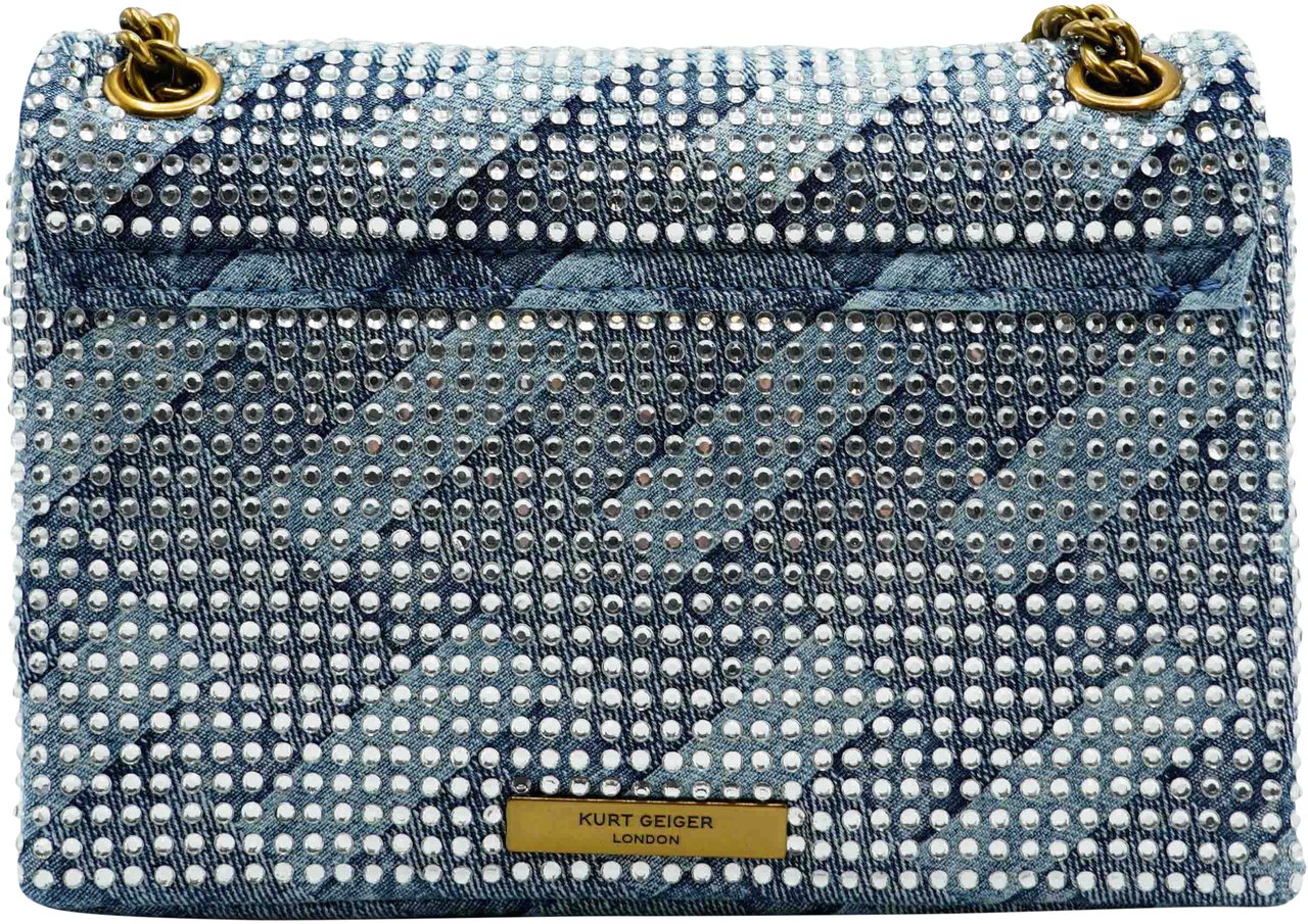 Kurt Geiger London Kensington Denim Handtas Blauw