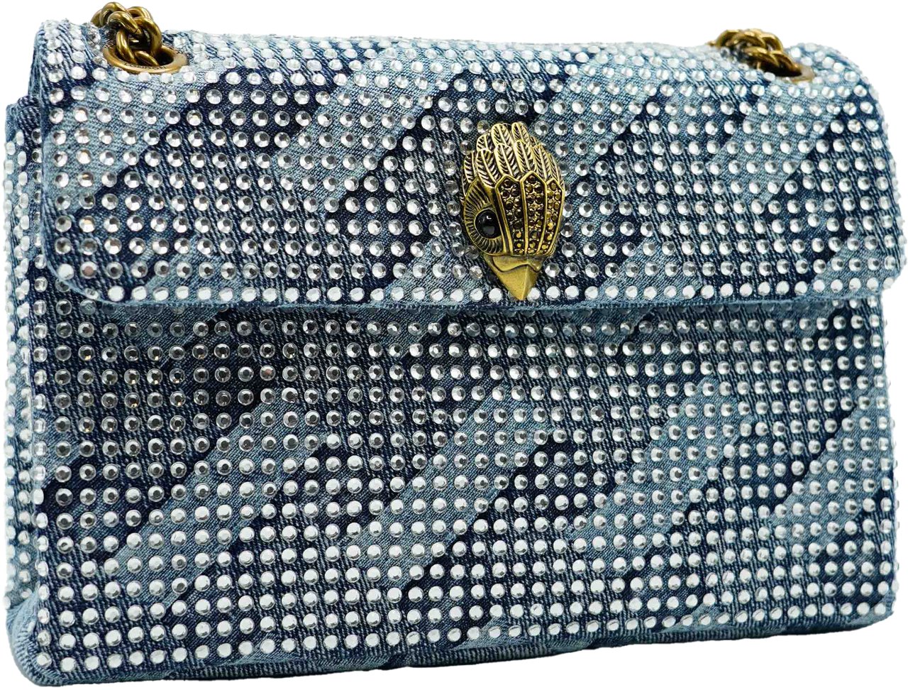 Kurt Geiger London Kensington Denim Handtas Blauw