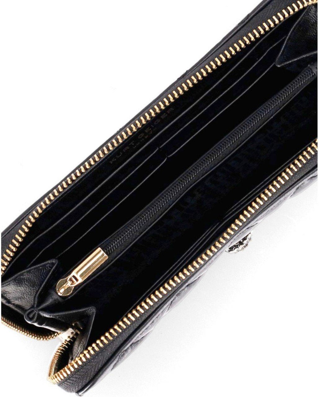 Kurt Geiger London KURT GEIGER KENSINGTON WHITE WALLET Zwart